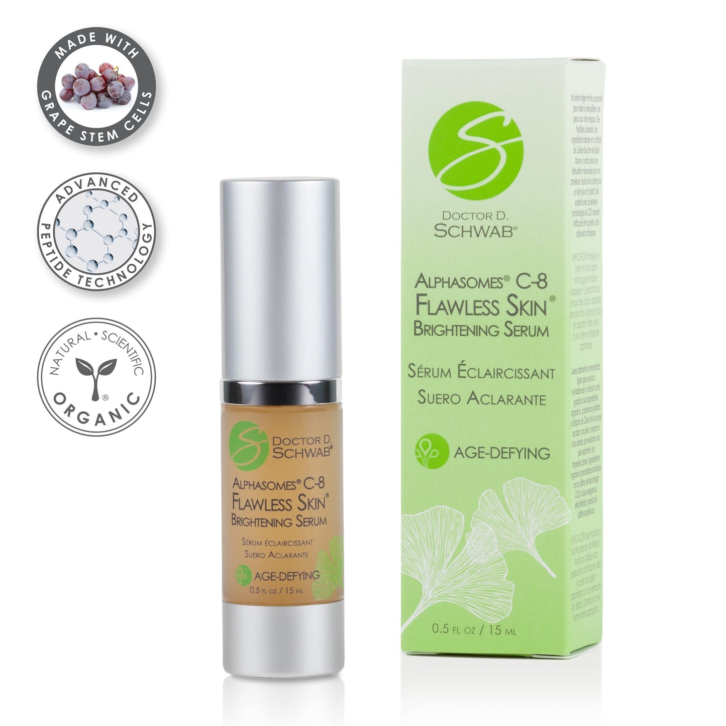 Alphasomes® C-8 Flawless Skin Brightening Serum