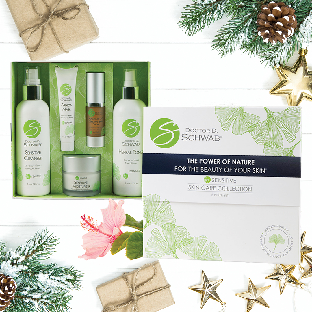 Sensitive Skin Care Collection: 5 Piece Holiday Gift Set
