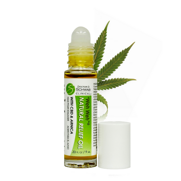 Weh Weh® Natural Relief Roll-on Oil with Hemp and Arnica – Doctor