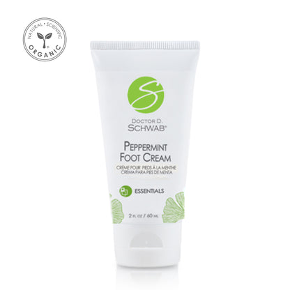 Peppermint Foot Cream with Shea Butter and Hemp