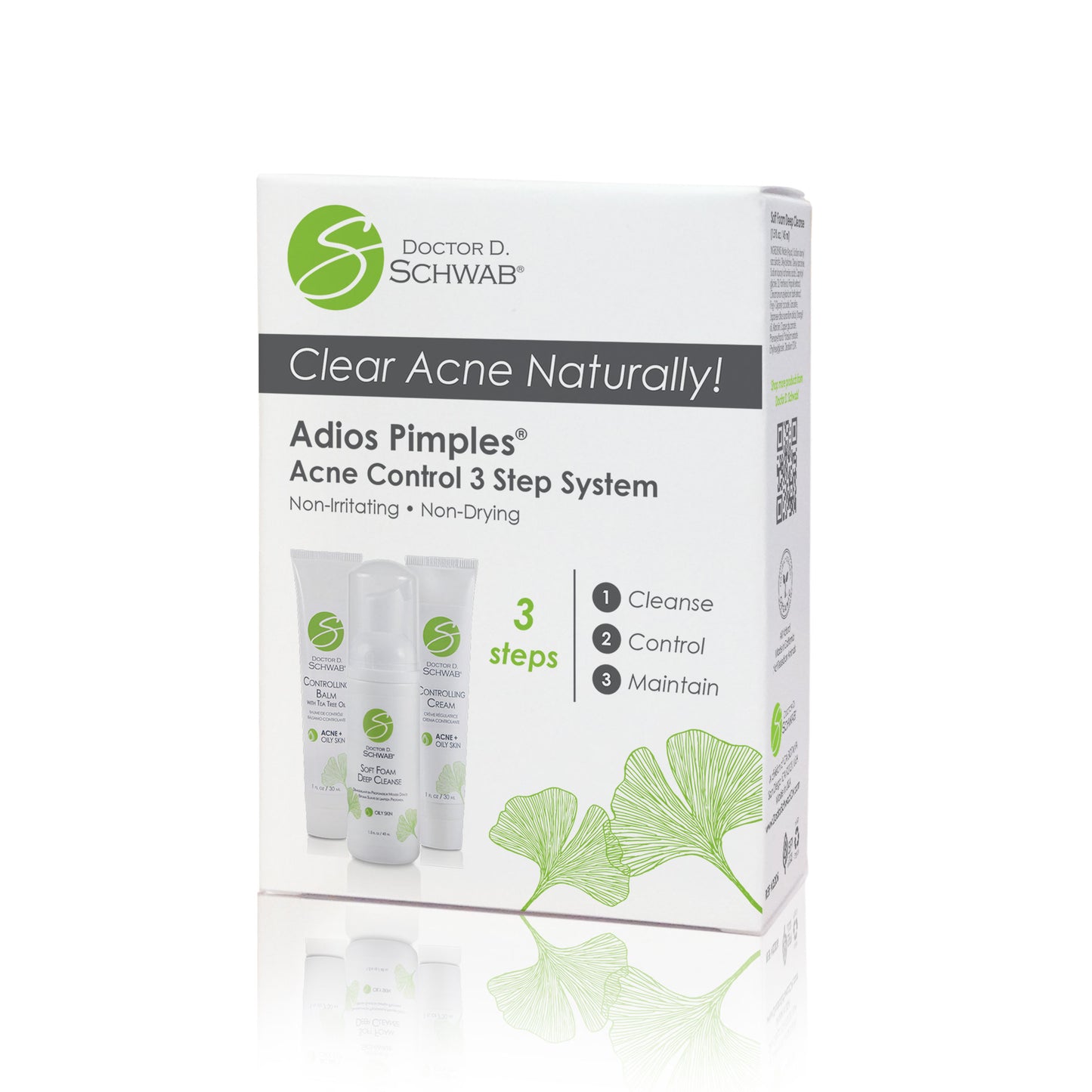 Adios Pimples® 3-Step Acne Control System