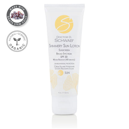 Shimmery Sun Lotion Sunscreen Broad Spectrum SPF 30