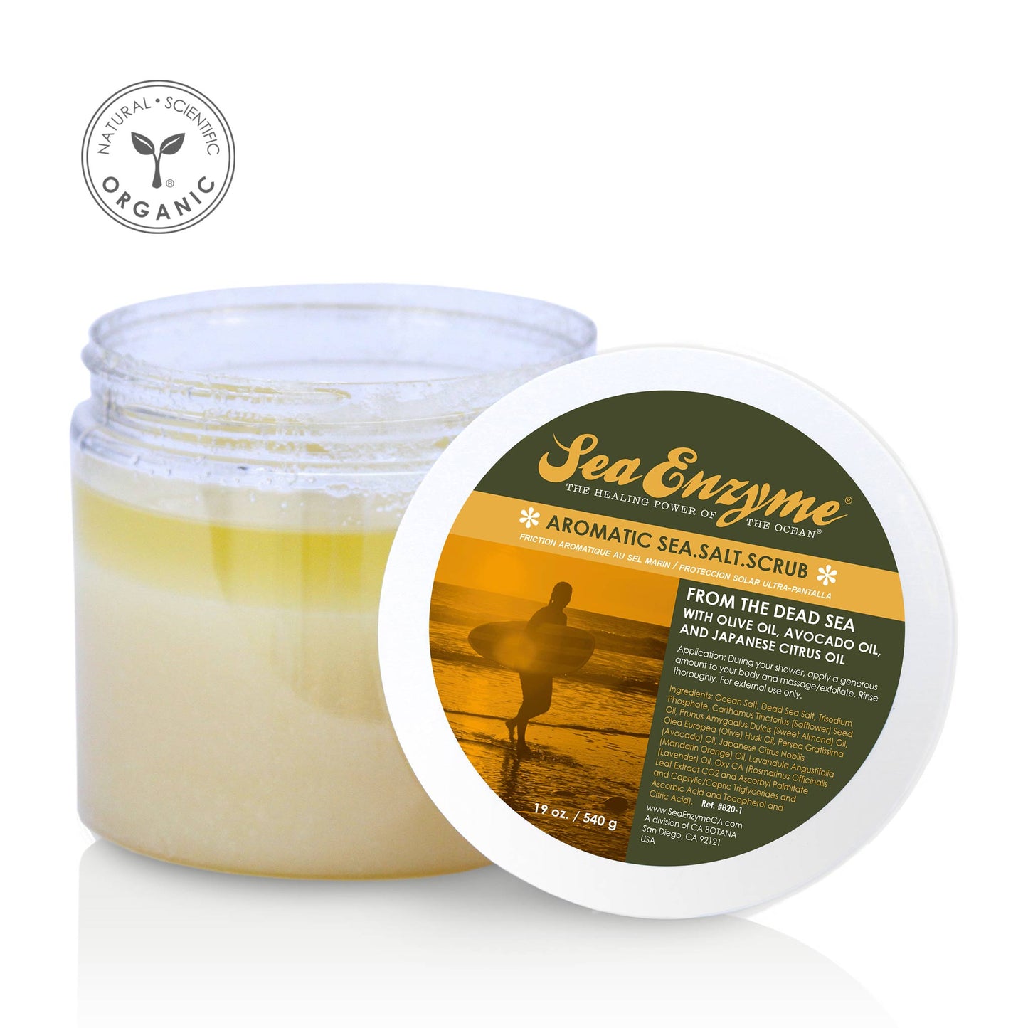 Aromatic Sea Salt Scrub - Body Exfoliator