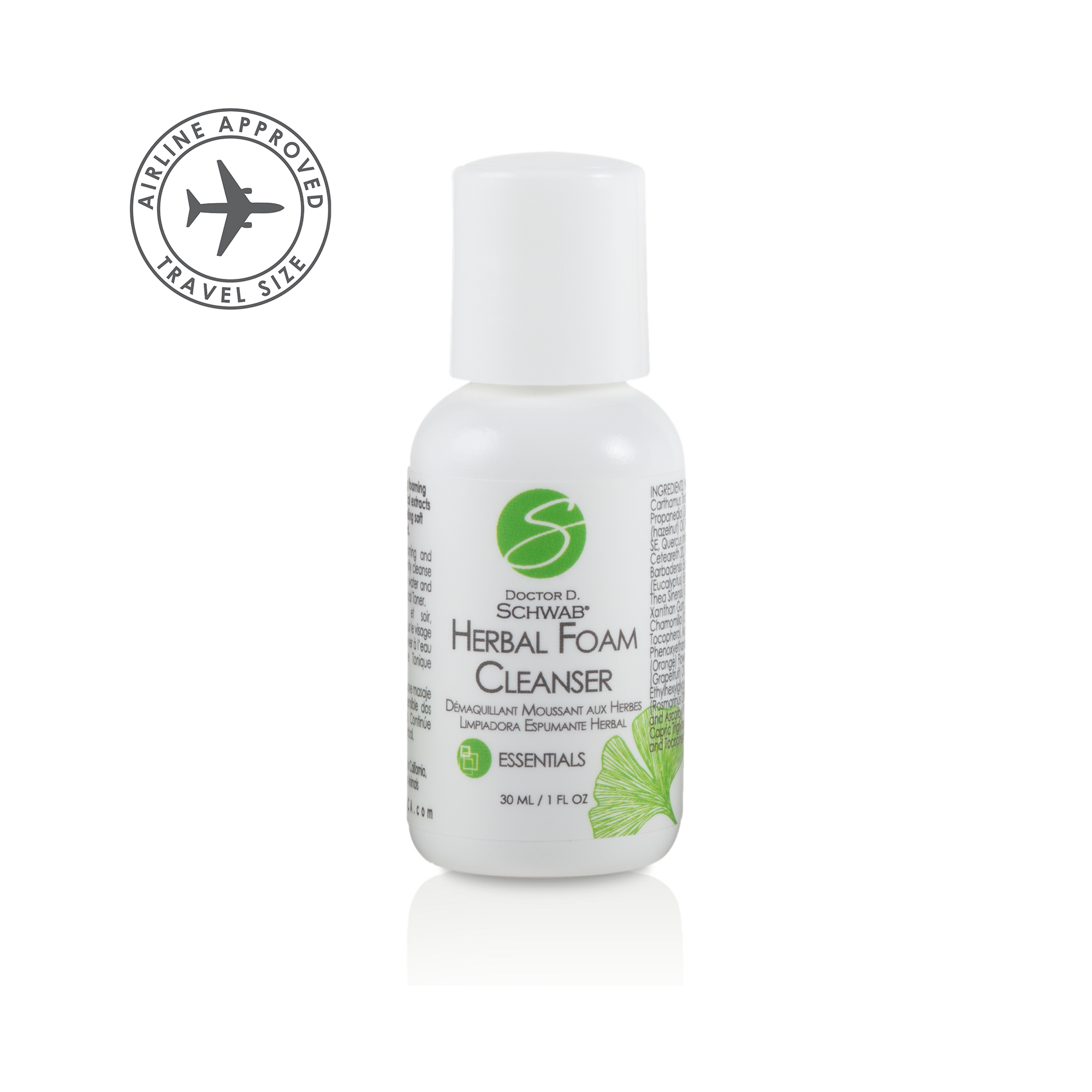 Herbal Foam Cleanser - Travel Size - For All Skin Types