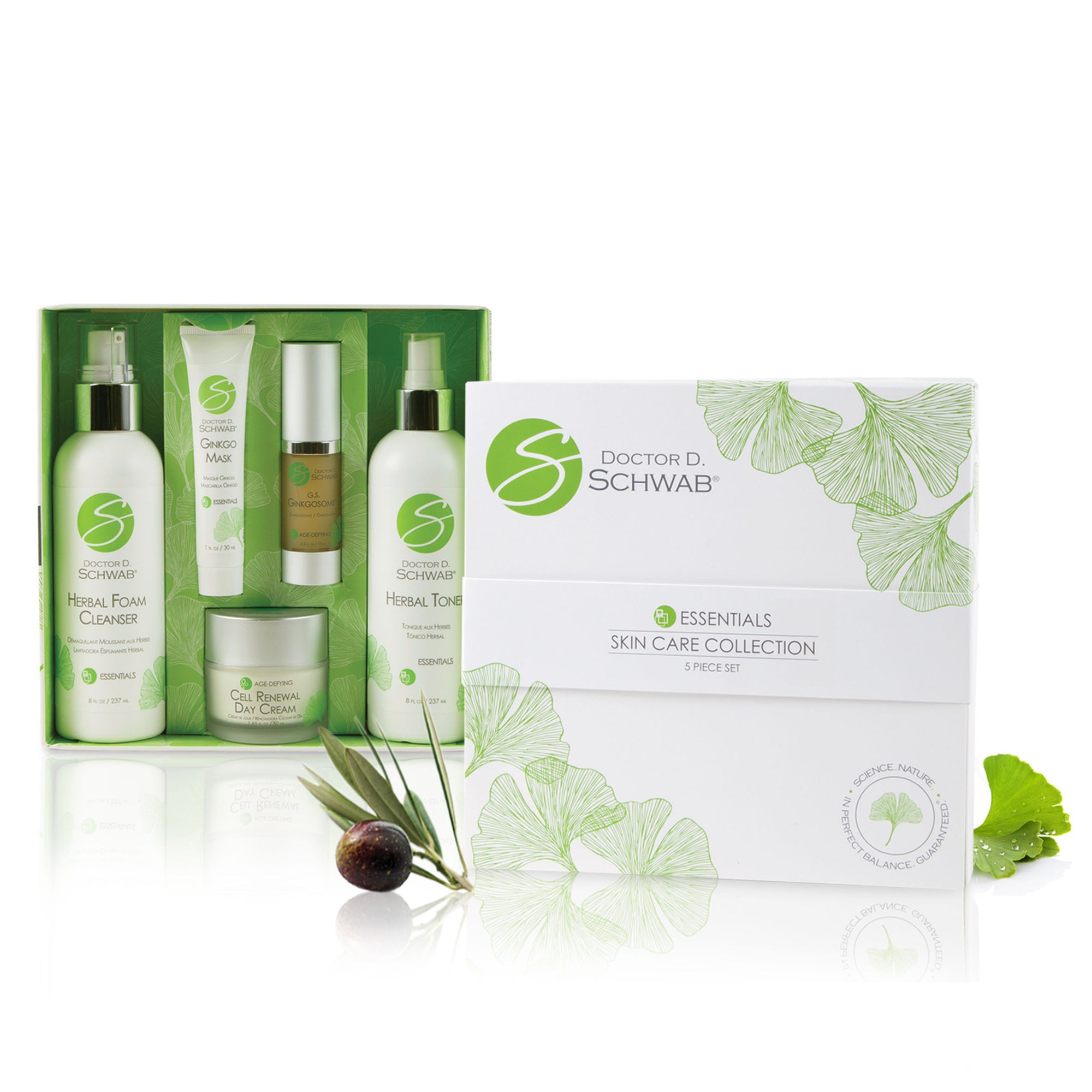 Essentials/Age Defying Skin Care Collection: 5 Piece Set - For All Skin Types