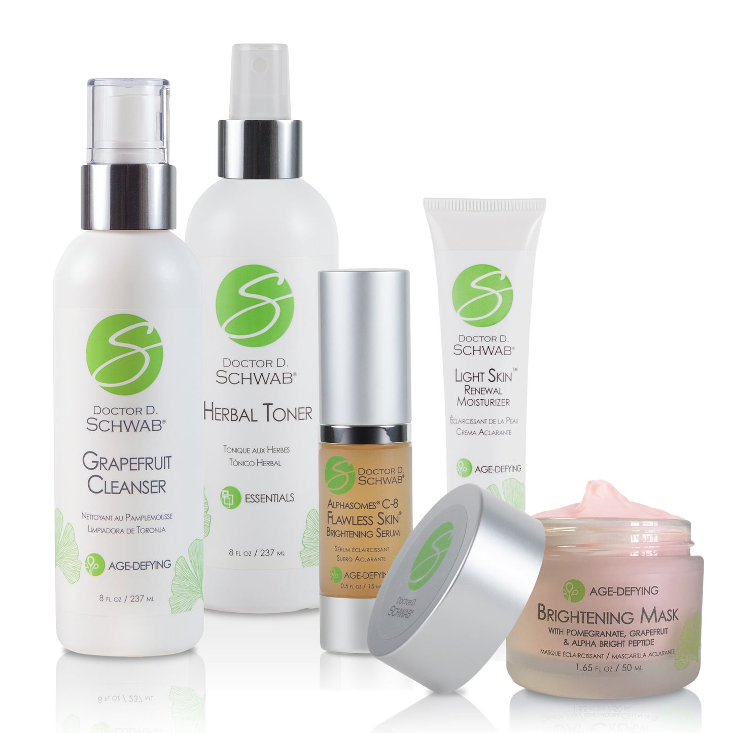 Brightening Skin Care Collection: 5 Piece Gift Set